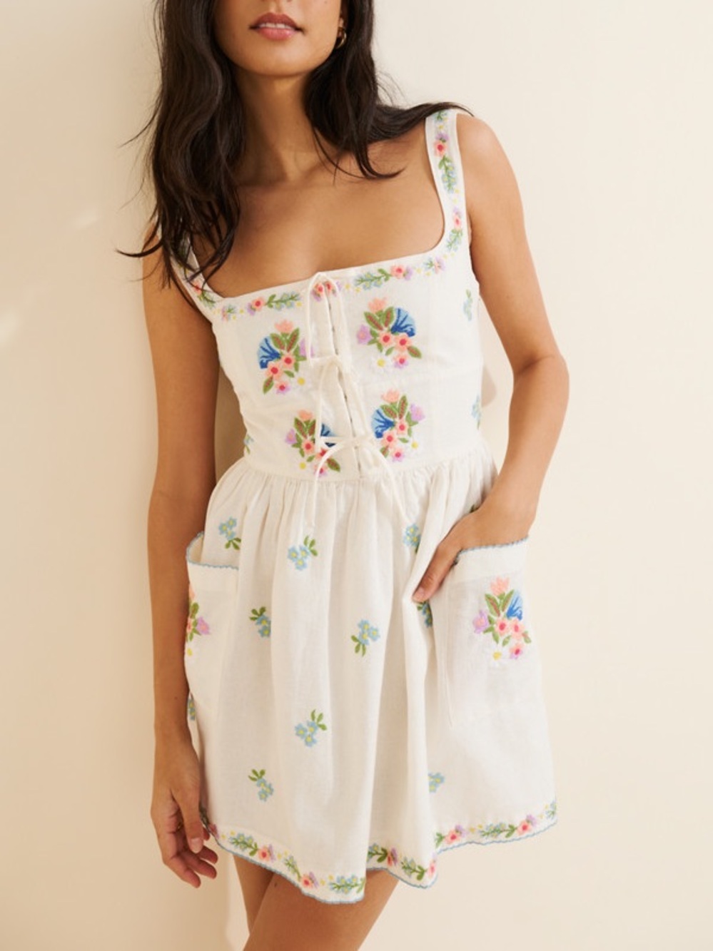 Show Me Your MUMU Demi Mini Dress Size XL